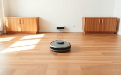 robot vacuum dock space