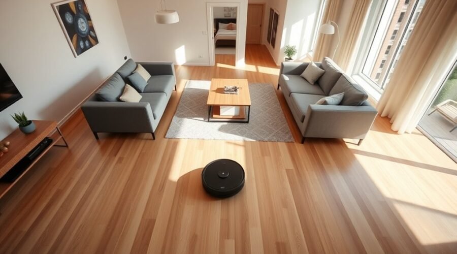 robot vacuum floor coverage