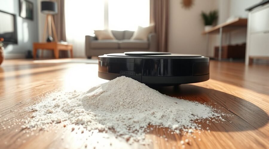 robot vacuum powder performance