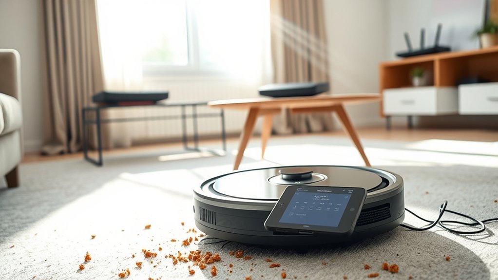 robot vacuum scheduling issues