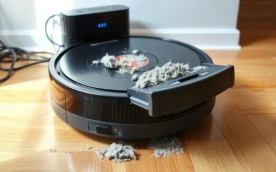 robot vacuum self empty issues