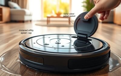 robot vacuum water leak