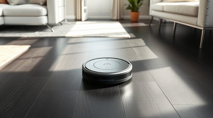 robot vacuums and dark floors