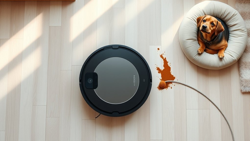 robot vacuums and pet waste