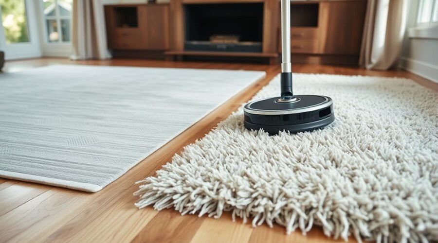 robot vacuums and rugs