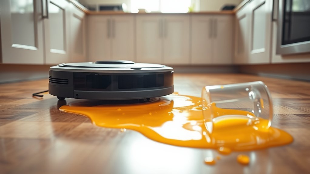 robot vacuums can t handle liquids