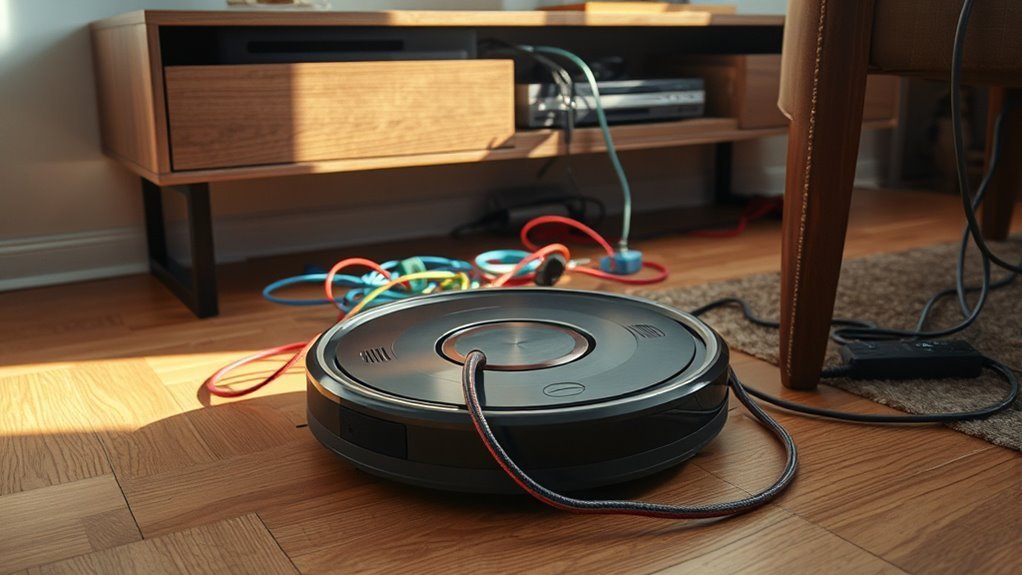 robot vacuums cord avoidance