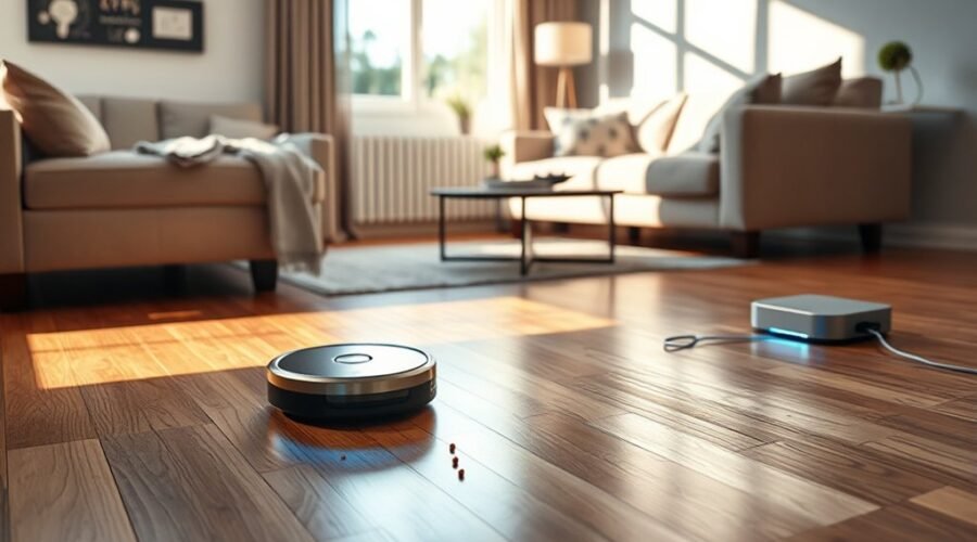 robot vacuums dock automatically