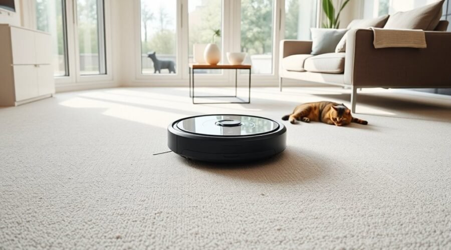 robot vacuums handle low pile