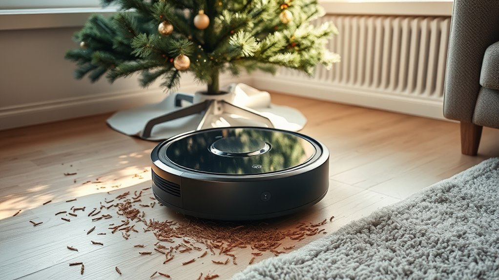 robot vacuums handle pine needles