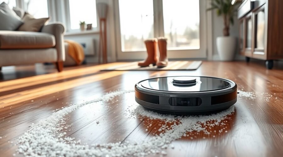 robot vacuums handle salt cleanup