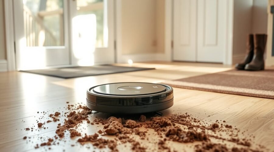 robot vacuums handle tracked dirt