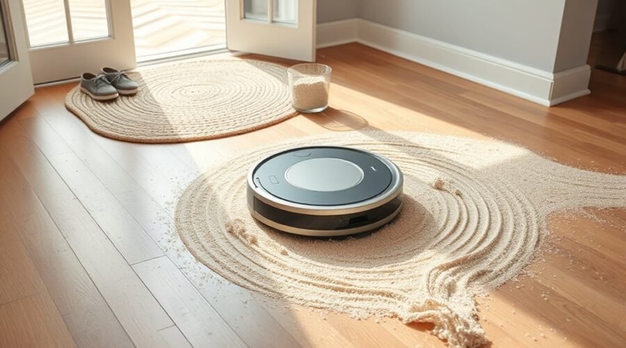robot vacuums struggle with sand