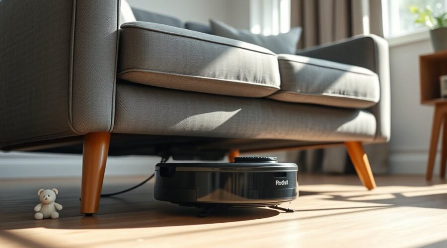 robot vacuums under couches