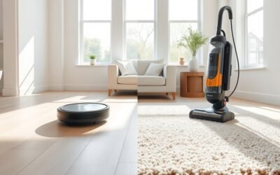 robot vs upright vacuums