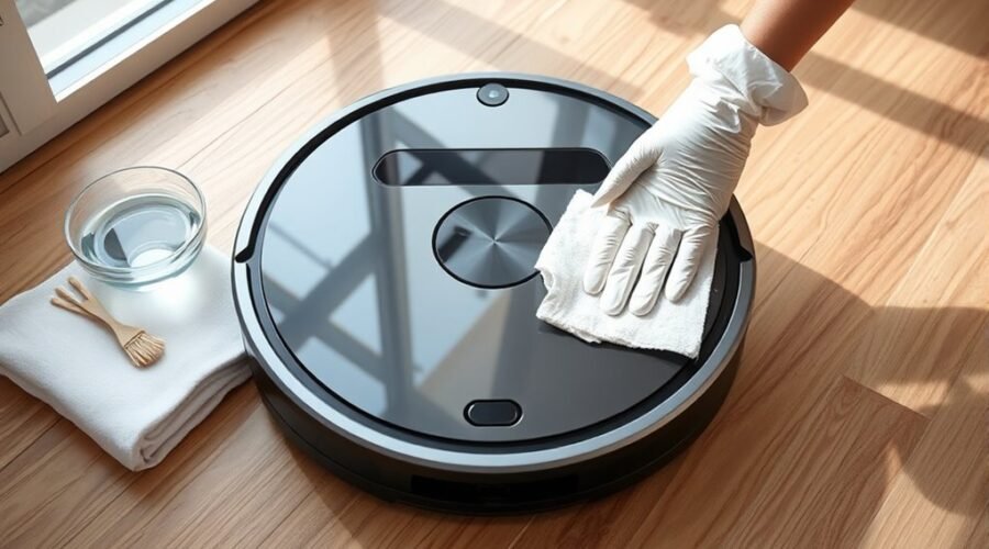 safely clean vacuum bumper