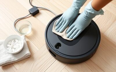 safely clean vacuum dock