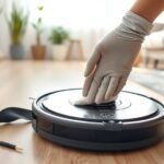 safely clean vacuum dock sensors