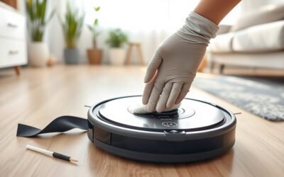 safely clean vacuum dock sensors