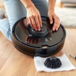 safely replace robot vacuum brush