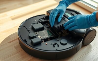 safely replace vacuum battery