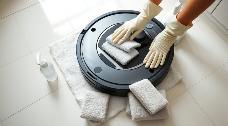 safely replace vacuum mop pads