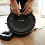 safely reset robot vacuum