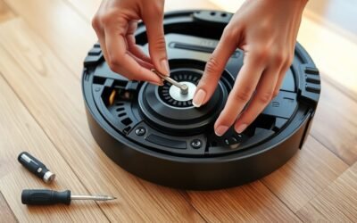 secure robot vacuum brush