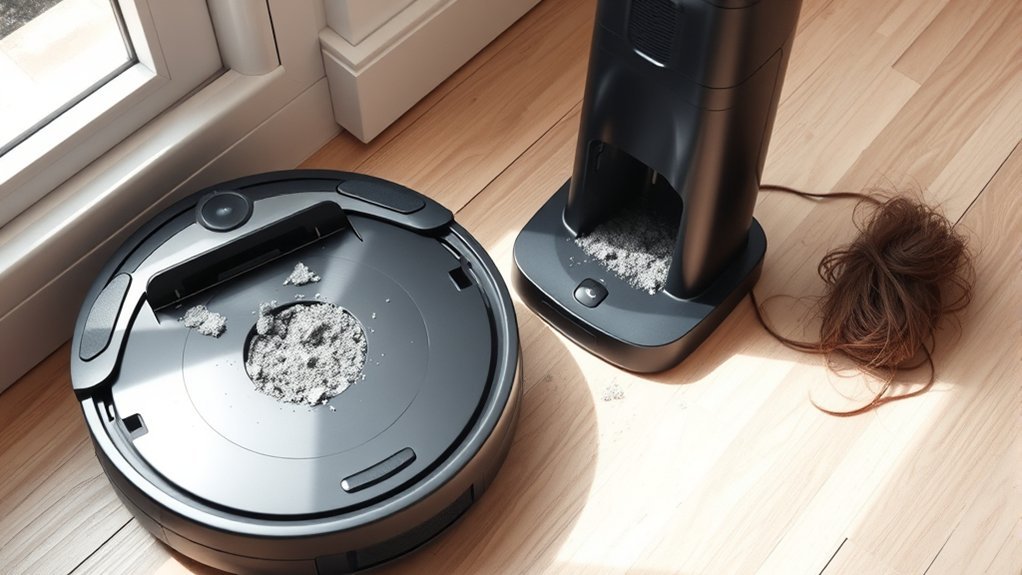 self emptying vacuum troubleshooting tips