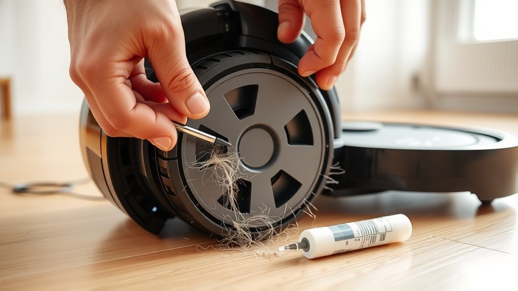 squeaky wheels indicate maintenance
