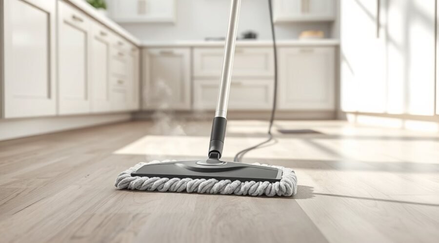 steam mop and vinyl