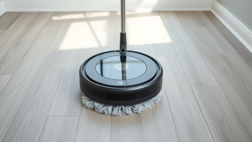 streaks from dirty mops
