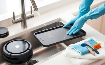 thoroughly clean vacuum tray