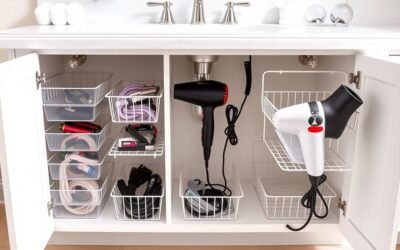 tidy hair tools organization