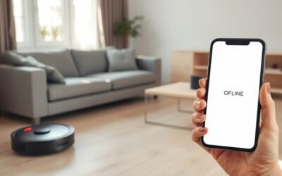 troubleshoot robot vacuum connection