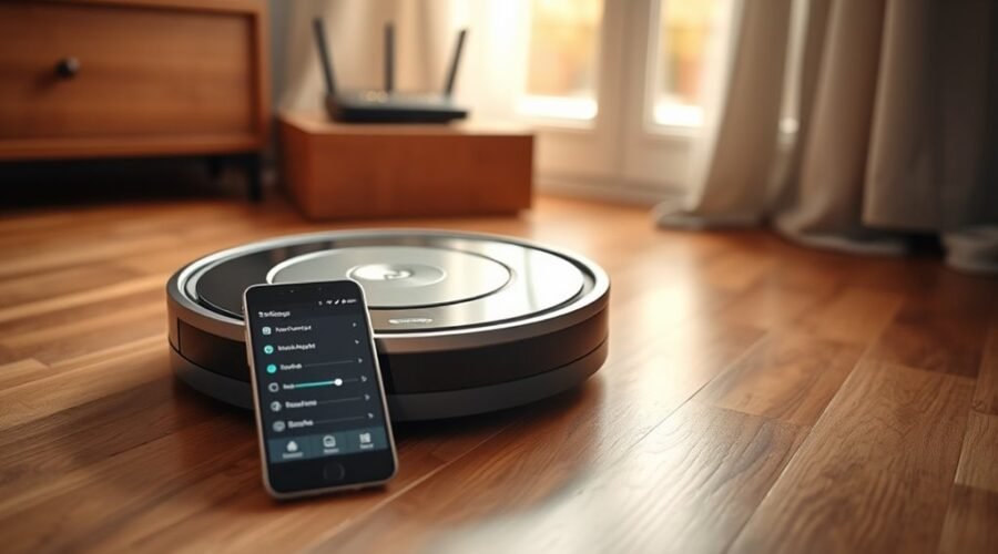 updating robot vacuum firmware