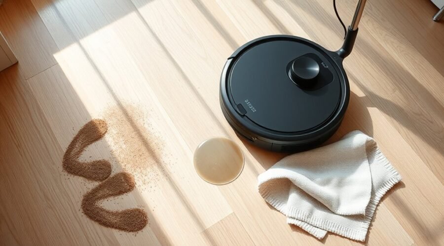 vacuum mop moisture issues