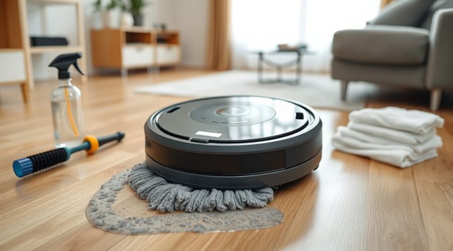 vacuum mop pad issues
